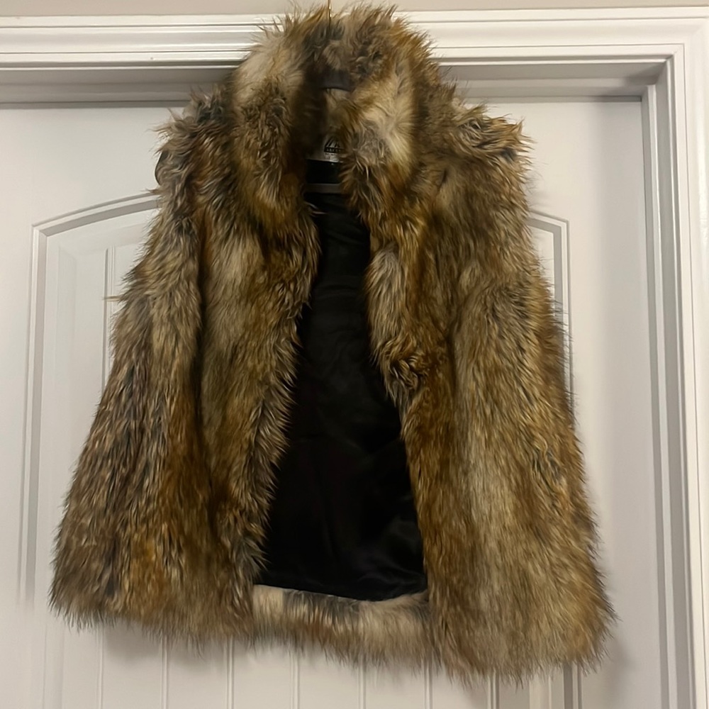 Faux Fur vest, smoke free home